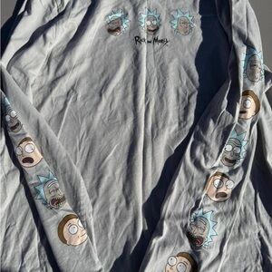 Rick and Morty Graphic Long Sleeve Shirt